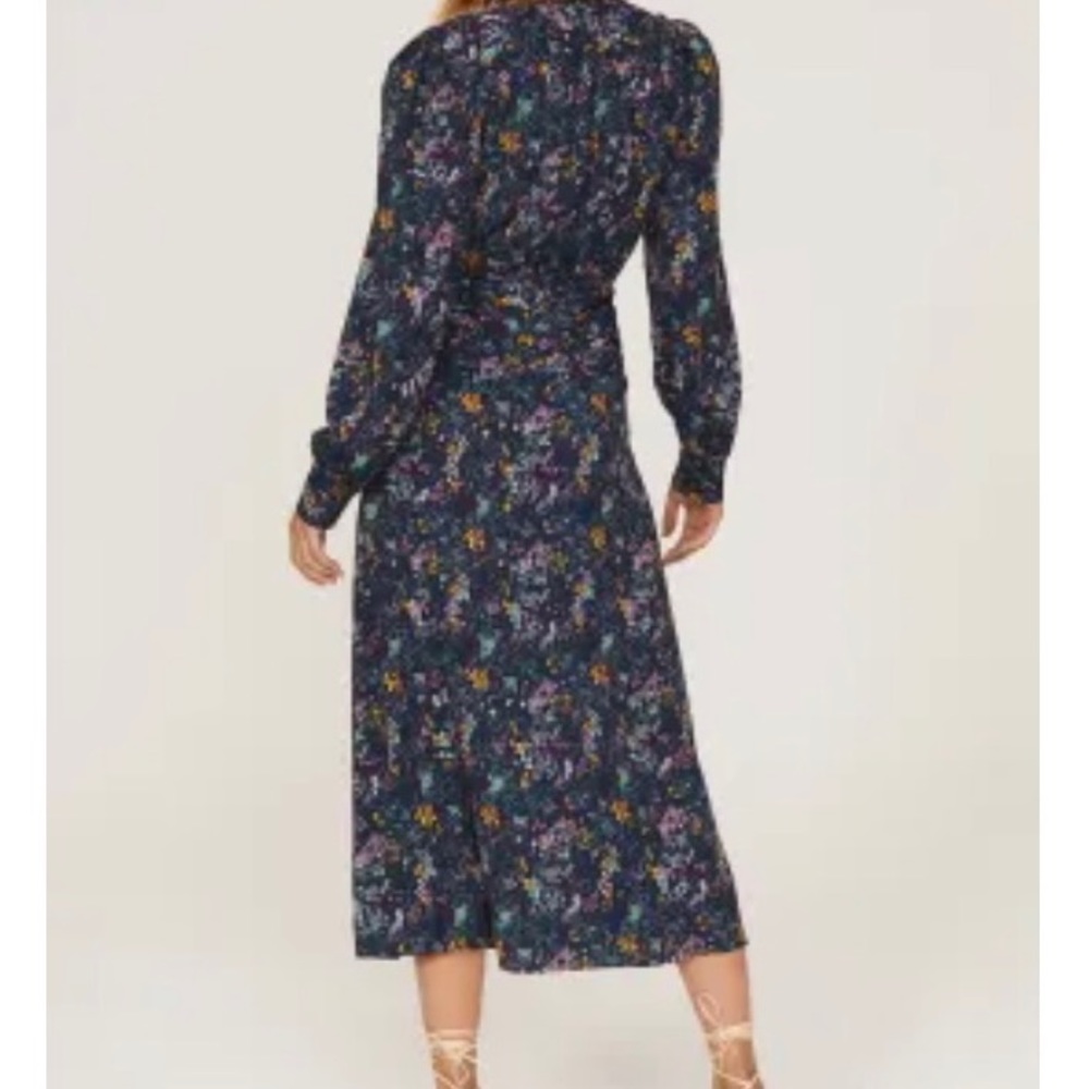 Derek Lam Collective Blue Floral dress - Picture 3 of 10